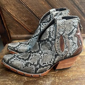 Ariat Snakeskin Greeley Western Boot